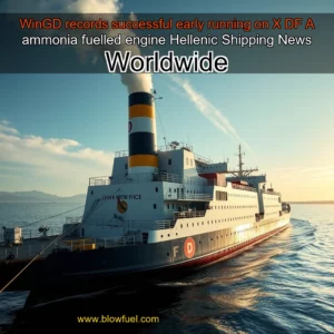 Read more about the article WinGD records successful early running on X  DF  A ammonia  fuelled engine  Hellenic Shipping News Worldwide