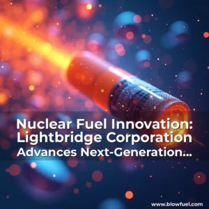Artistic representation for Nuclear Fuel Innovation: Lightbridge Corporation Advances Next-Generation Lightbridge Fuel Technology