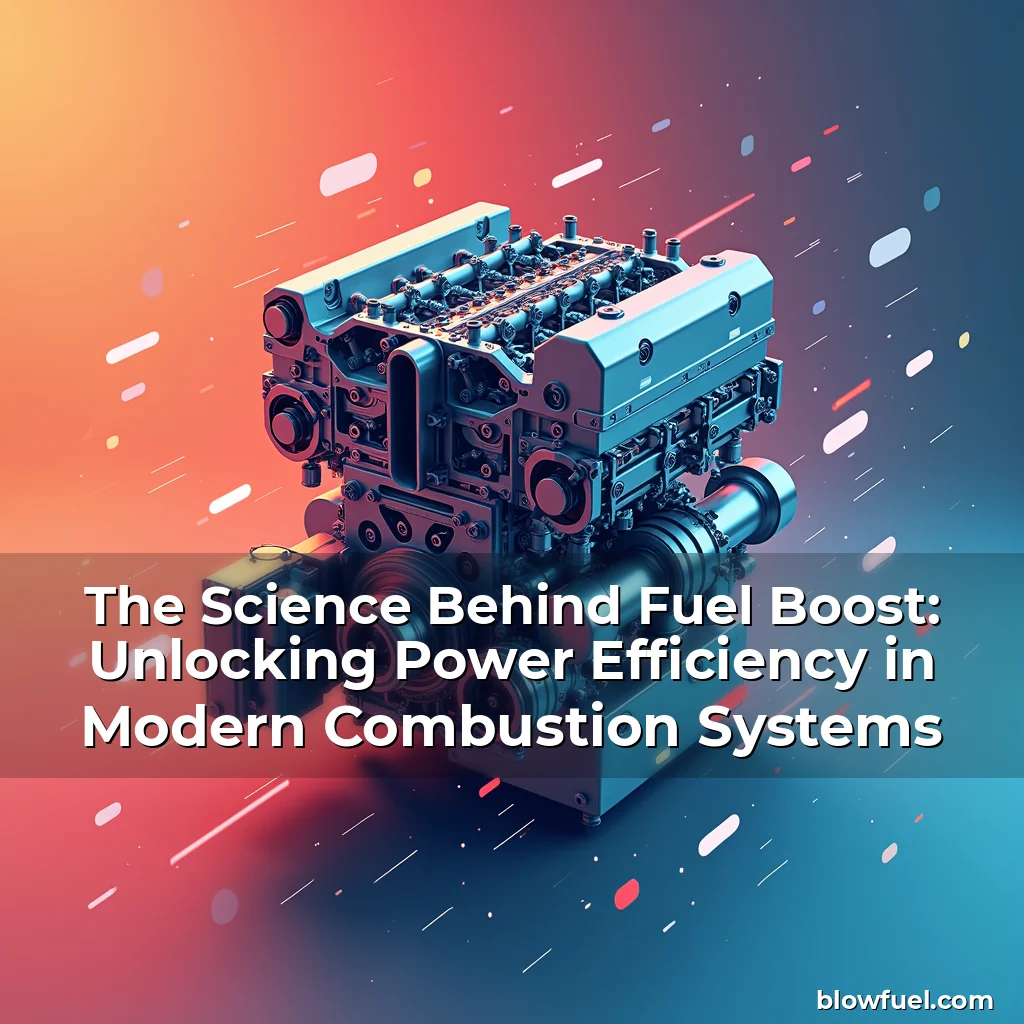 Read more about the article The Science Behind Fuel Boost: Unlocking Power Efficiency in Modern Combustion Systems