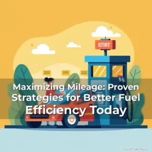 Artistic representation for Maximizing Mileage: Proven Strategies for Better Fuel Efficiency Today