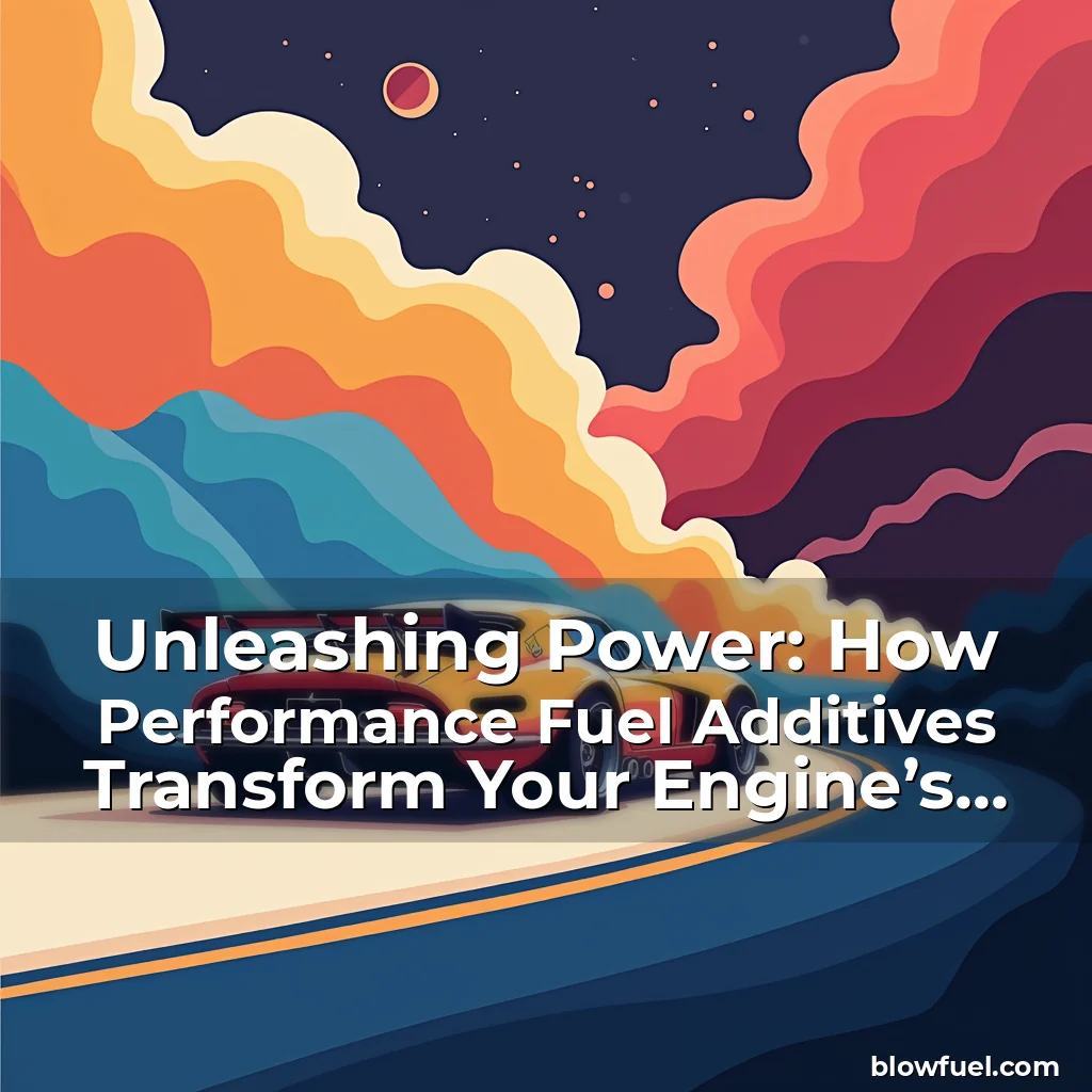 Read more about the article Unleashing Power: How Performance Fuel Additives Transform Your Engine’s Potential