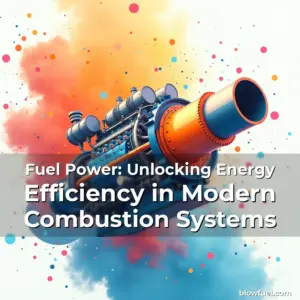 Artistic representation for Fuel Power: Unlocking Energy Efficiency in Modern Combustion Systems
