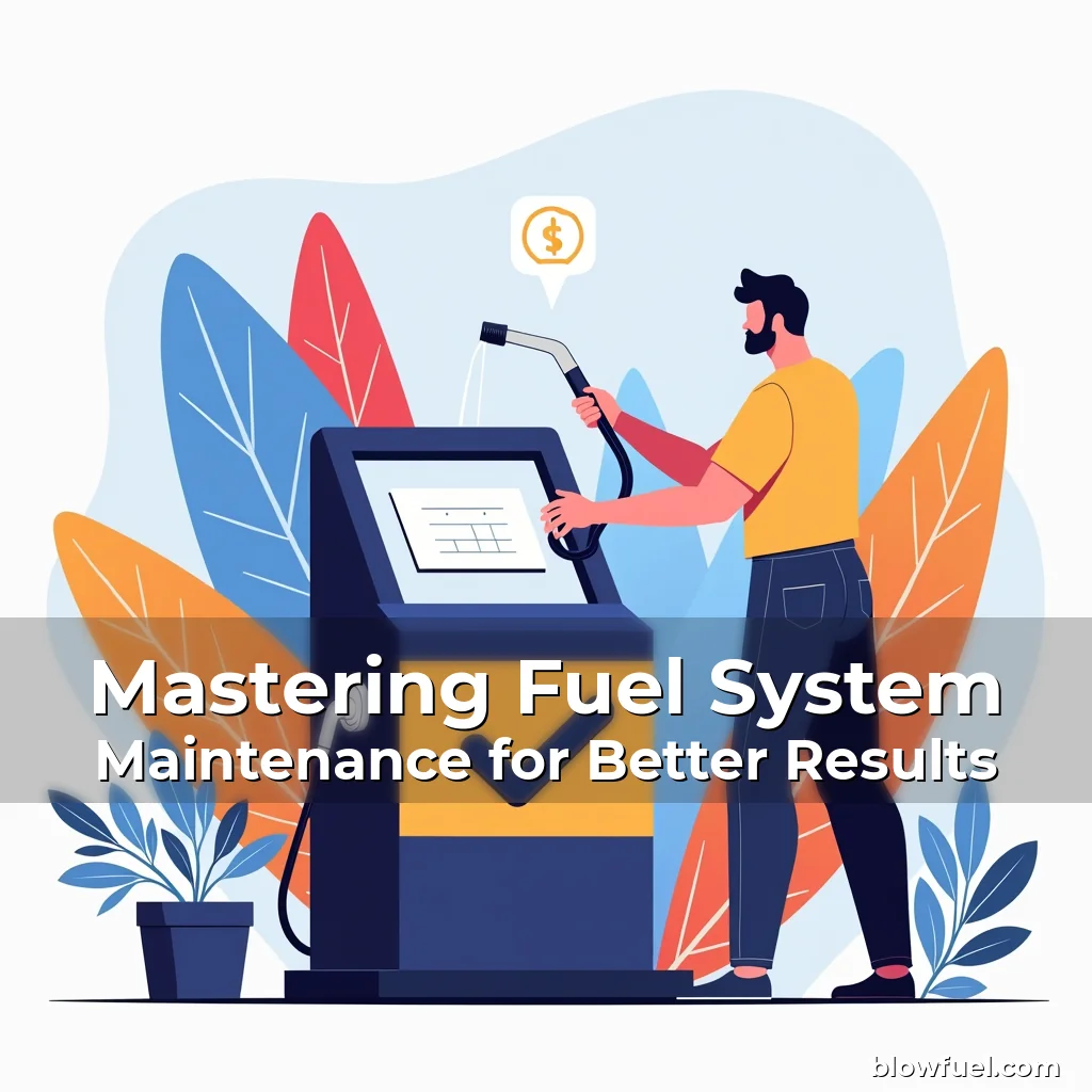 Read more about the article Mastering Fuel System Maintenance for Better Results